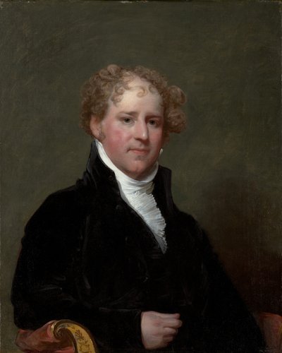 Charles Davis (1777-1821), ca. 1808-09 (olie på træpanel) af Gilbert Stuart