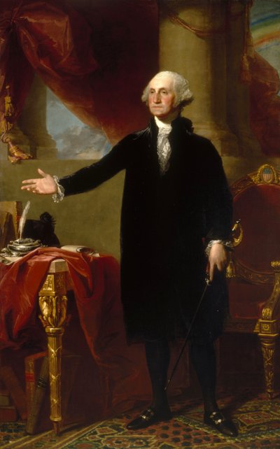 George Washington (Lansdowne-portræt) af Gilbert Stuart