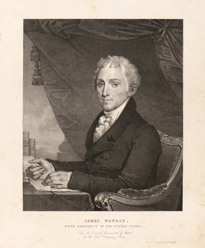 James Monroe af Gilbert Stuart