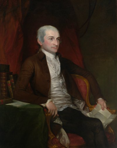 John Jay, påbegyndt 1784, færdiggjort i 1818. af Gilbert Stuart