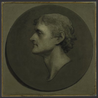 Thomas Jefferson (Medaljonportrættet), 1805 (olie og æg på papir lagt på lærred) af Gilbert Stuart