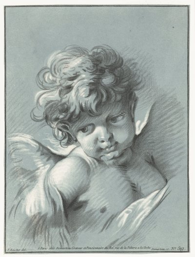 Putto Konvolutter af kærlighed af Gilles Demarteau
