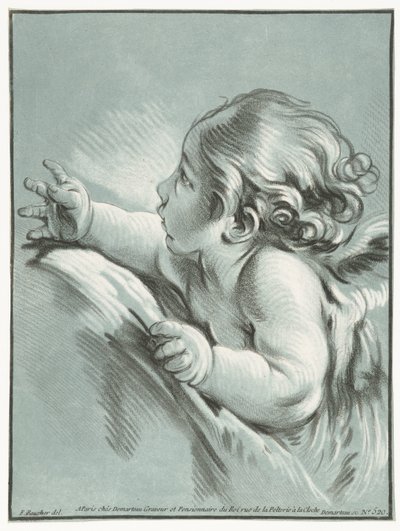Putto Konvolutter af kærlighed af Gilles Demarteau