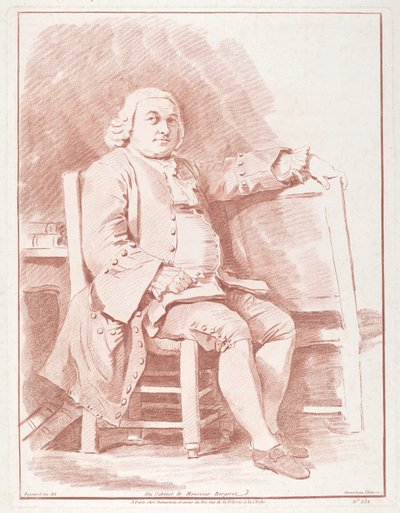Jacques-Onesyme Bergeret de Grancourt af Gilles Demarteau, the Elder, after Jean Honoré Fragonard