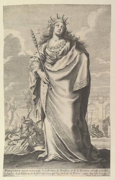 Marianne, 1647. Skaber: Gilles Rousselet, Abraham Bosse. af Gilles Rousselet and Abraham Bosse