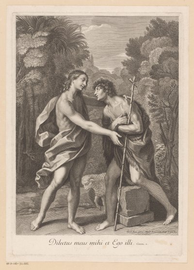 Kristus og Johannes Døberen af Gilles Rousselet