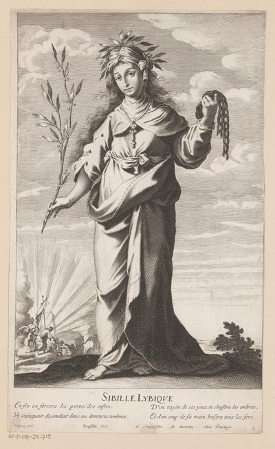 Libische sibille Sibylle Libyque (titel på objekt) Sibille (serietitel) The Sibyls (serietitel) af Gilles Rousselet