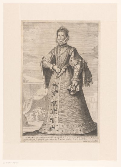 Portræt Isabella af Castilien af Gilles Rousselet