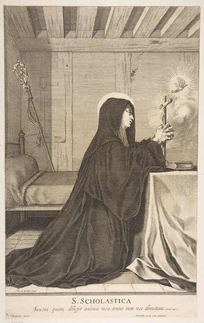 St. Scholastica. af Gilles Rousselet