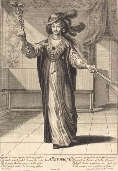 La Rhetorique (retorik) af Gilles Rousselet after Grégoire Huret