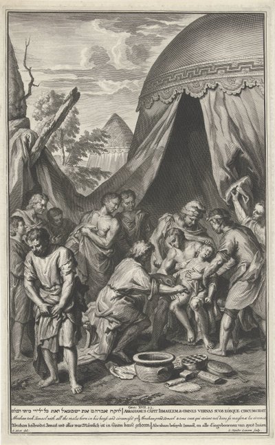 Ismaels omskæring af Gilliam van der Gouwen