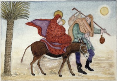 Flyvning til Egypten III af Gillian Lawson