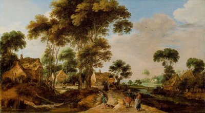 Landevejen af Gillis Claesz de Hondecoeter