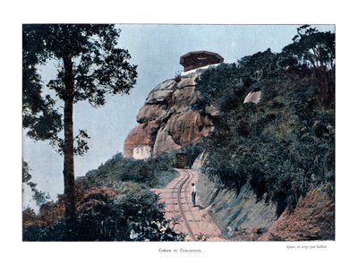 Corcovado Rack Railway, Rio de Janeiro, Brasilien, 1800-tallet af Gillot
