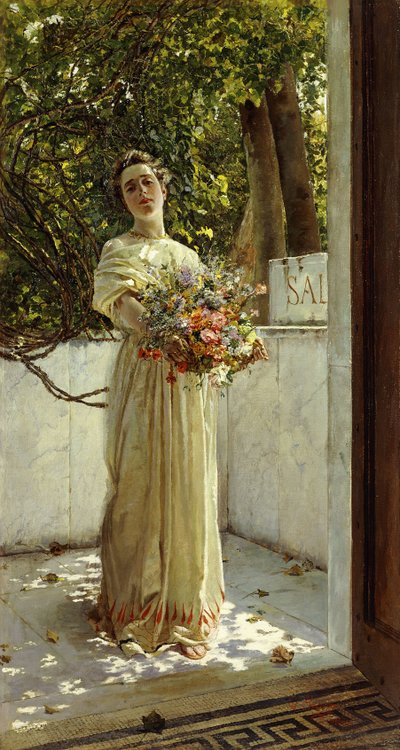 Blomstersamleren, af Gioacchino Pagliei