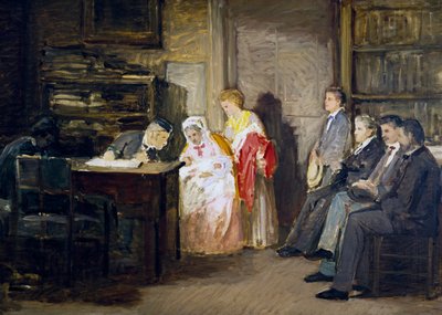 The Civil State, af Gioacchino Toma (1836-1893), maleri. af Gioacchino Toma