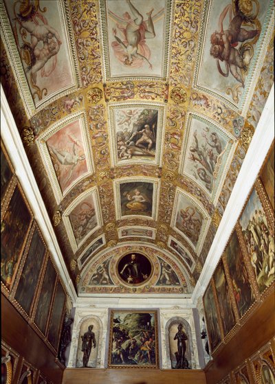 Historien om Prometheus (loftet i Studiolo de Francesco I de Medici af Giorgio (and workshop) Vasari