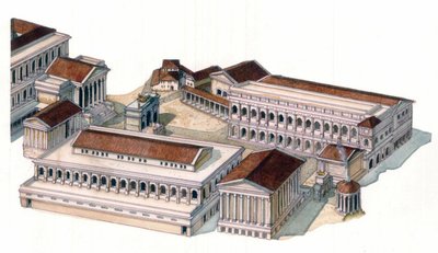 Roman antiquite: Genoprettelse af det romerske forum (foro romano) på kejser Augustus