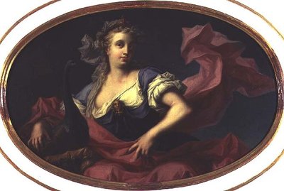 Personificering af Air som gudinden Juno af Giorgio Anselmi