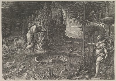 Allegory of Life, 1561. af Giorgio Ghisi