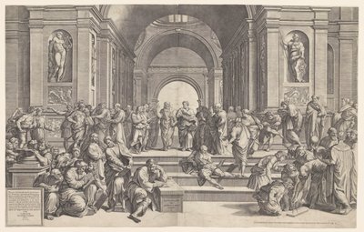 Skolen i Athen af Giorgio Ghisi
