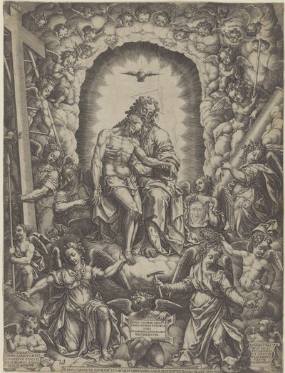 Hellig Treenighed af Giorgio Ghisi