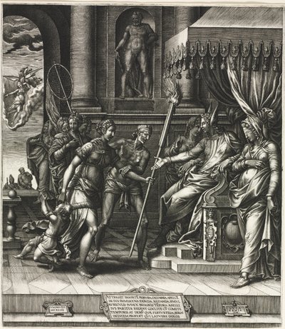 Calumny of Apelles af Giorgio Ghisi