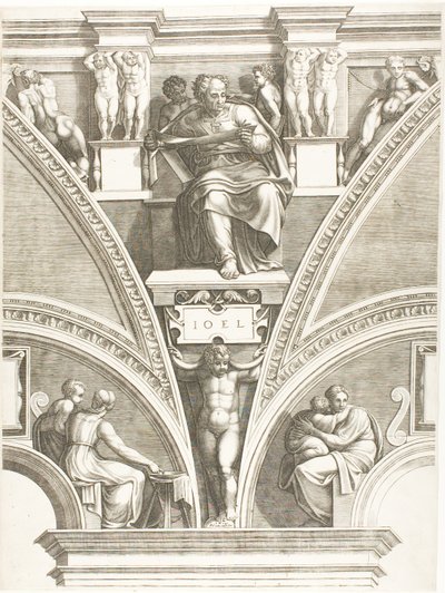 Profeten Joel af Giorgio Ghisi