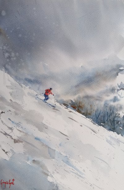 Alpint skiløb af Giorgio Gosti