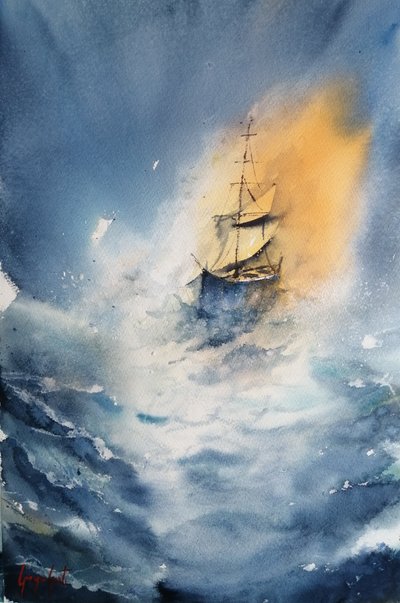 At sejle gennem stormen af Giorgio Gosti