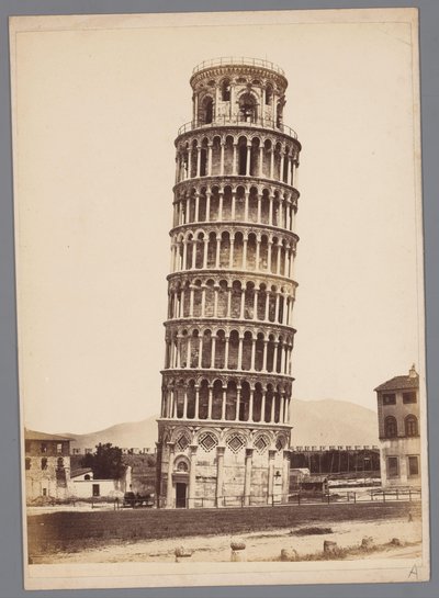 Tårnet i Pisa af Giorgio Sommer (attributed to)