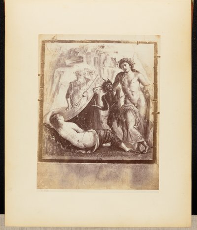Frisk Bacchus og Ariadne Pompeji af Giorgio Sommer