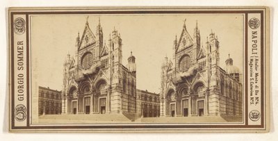 Katedralen i Siena af Giorgio Sommer