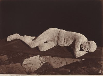 Menneskelige fodspor, Pompeji (Human Cast, Pompeji) af Giorgio Sommer