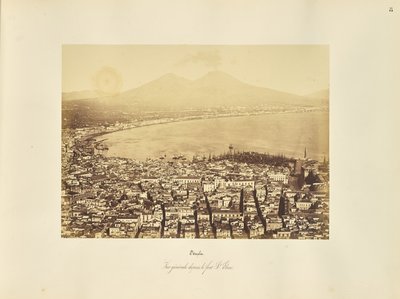 Napoli. Generel udsigt fra Fort St. Elme af Giorgio Sommer