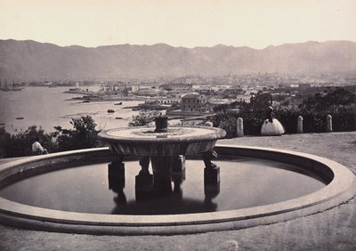 "Panorama fra Villa Belmonte med springvandet. Palermo" af Giorgio Sommer