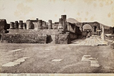 Jupiters tempel i Pompeji af Giorgio Sommer