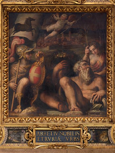 Allegorien om Arezzo af Giorgio Vasari