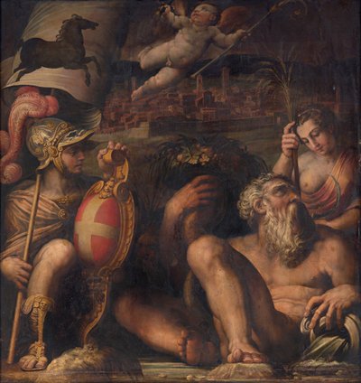 Allegori af Arezzo, 1563-1565 af Giorgio Vasari