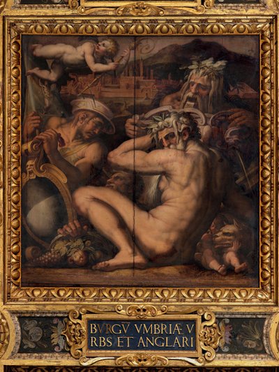 Allegori om Borgo San Sepolcro og Anghiari af Giorgio Vasari