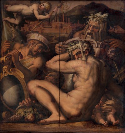 Allegori af Borgo San Sepolcro og Anghiari, 1563-1565 af Giorgio Vasari
