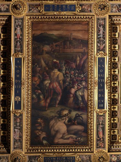 Optagelse af Vicopisano af Giorgio Vasari