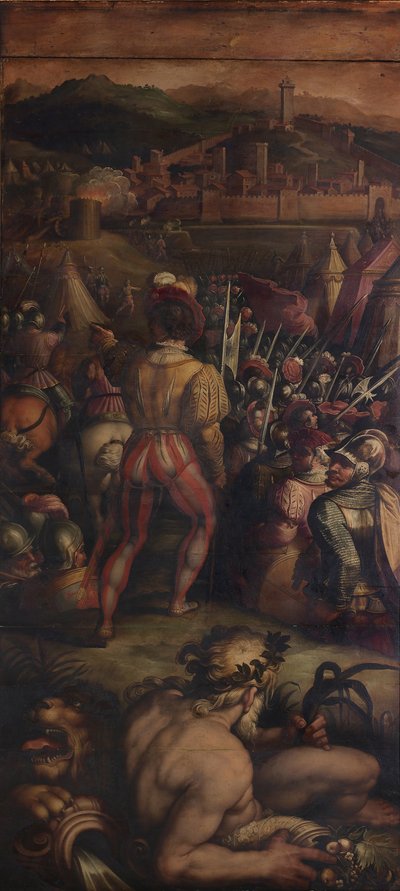 Tilfangetagelse af Vicopisano, 1563-1565 af Giorgio Vasari