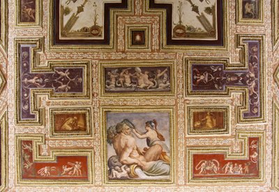 Ceres ammende Triptolemus, detalje af Altoviti loftet, 1553 fresco af Giorgio Vasari