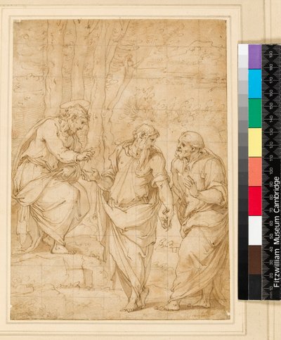 Kristus udnævnte Peter til sin efterfølger, 1500-1599 af Giorgio Vasari