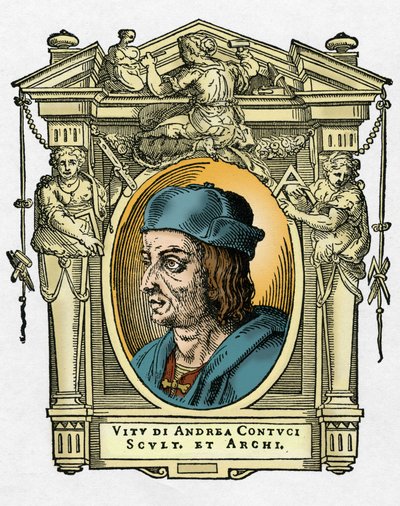 Portræt af Jacopo Sansovino af Giorgio Vasari