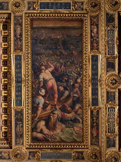 Tyrkernes rute ved Piombino af Giorgio Vasari