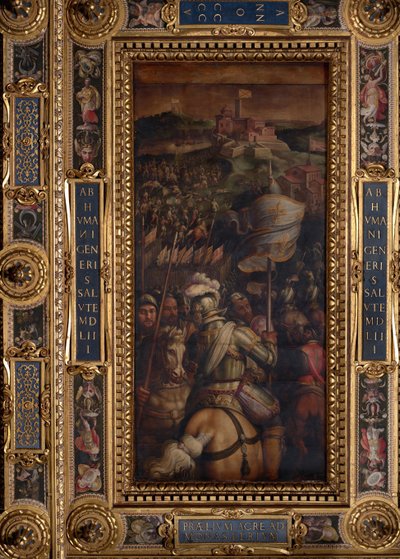 Stormen på Monasteros fæstning af Giorgio Vasari