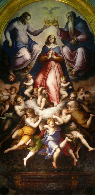 Jomfruens kroning, 1571. af Giorgio Vasari