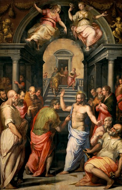 The Incredulity of St. Thomas, 1572 af Giorgio Vasari